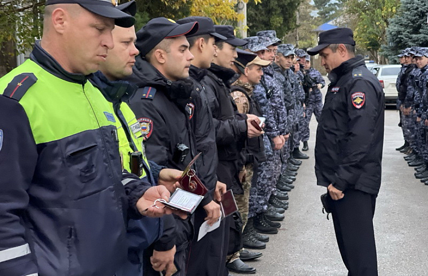 В Евпатории состоялся совместный инструктаж нарядов комплексных сил